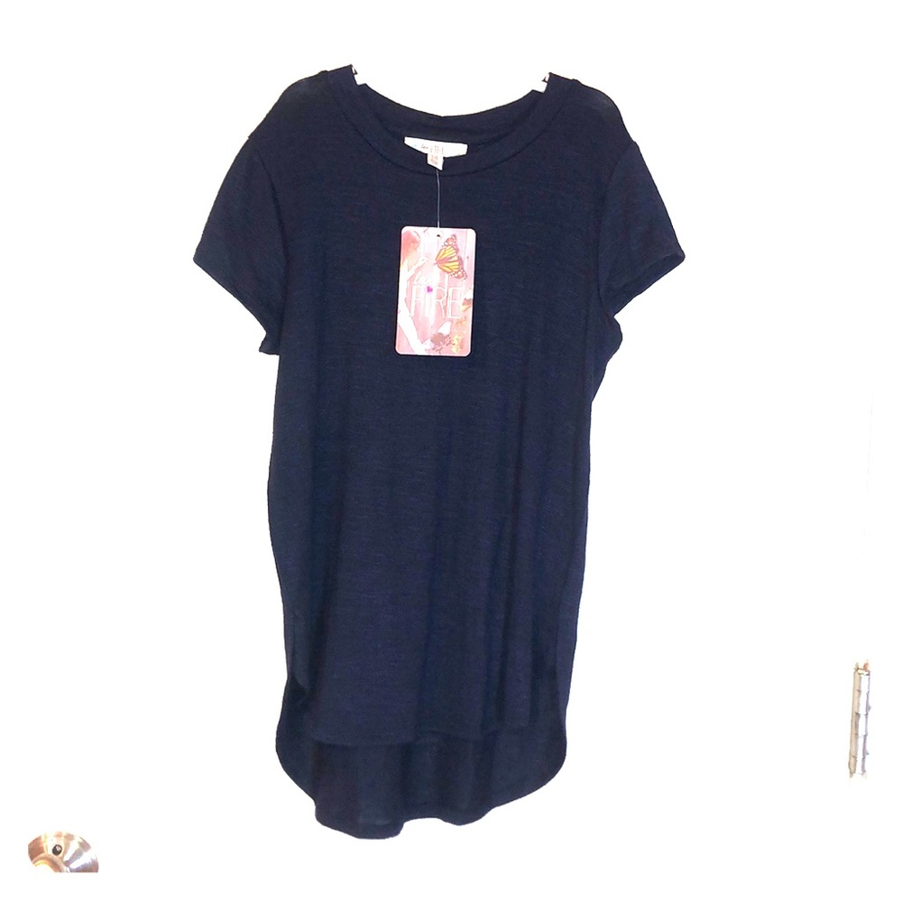 GIRLS Love Fire hi-lo Tee Shirt Size 14